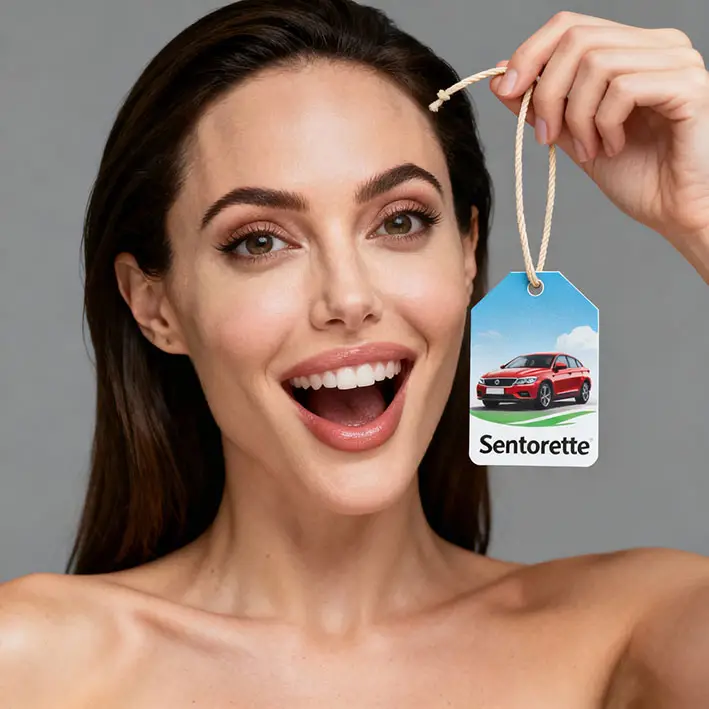 Profumatore auto con QR code per eventi B2B